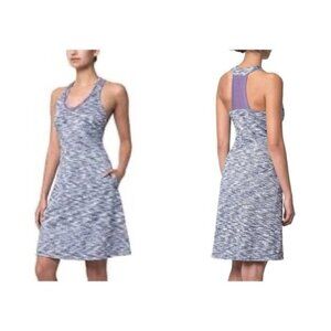 MPG Women’s Size Small Mondetta Lavender and Gray Athletic Dress with Shelf Bra